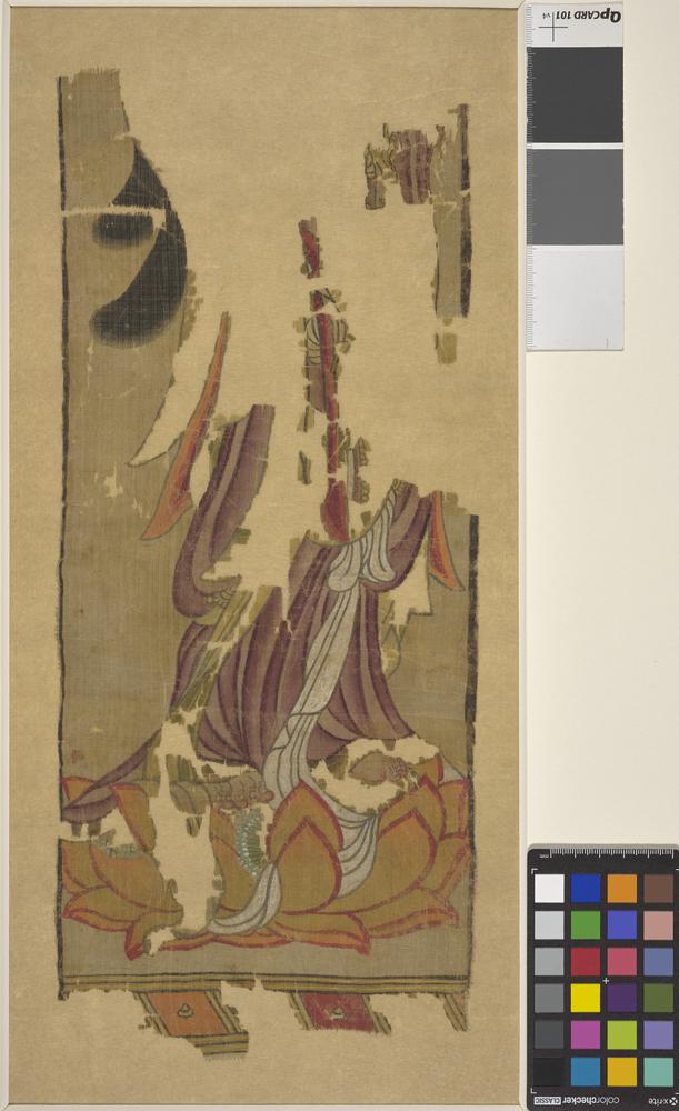 图片[1]-banner; painting; 幡(Chinese); 繪畫(Chinese) BM-1919-0101-0.358-China Archive